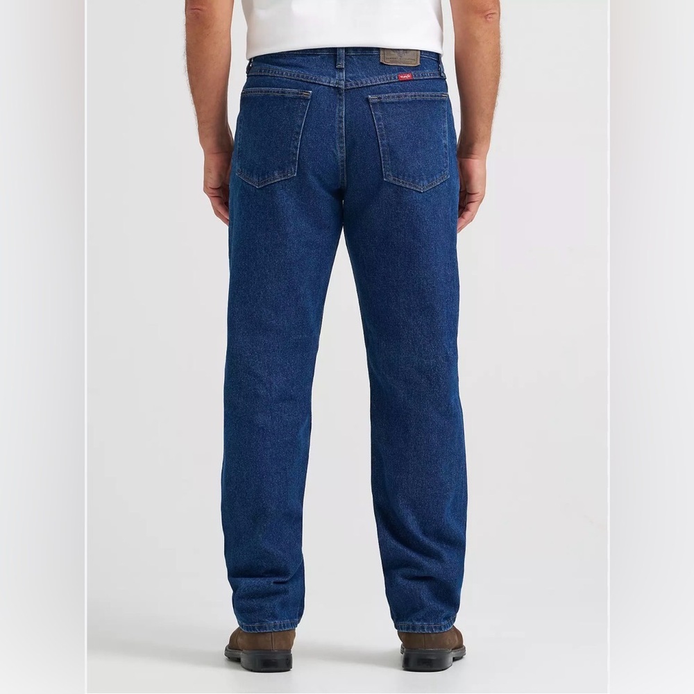 Wrangler Men's Deep Blue Straight Jeans - size 34x30